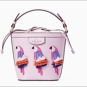 Kate Spade pippa flock bucket bag